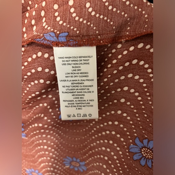 Anthropologie Ruffle Sleeve Printed-Wrap Maxi Dress - Picture 12 of 12